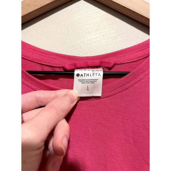 Athleta Air Out Cinch Tank Top Pink Size Large - Picture 7 of 9
